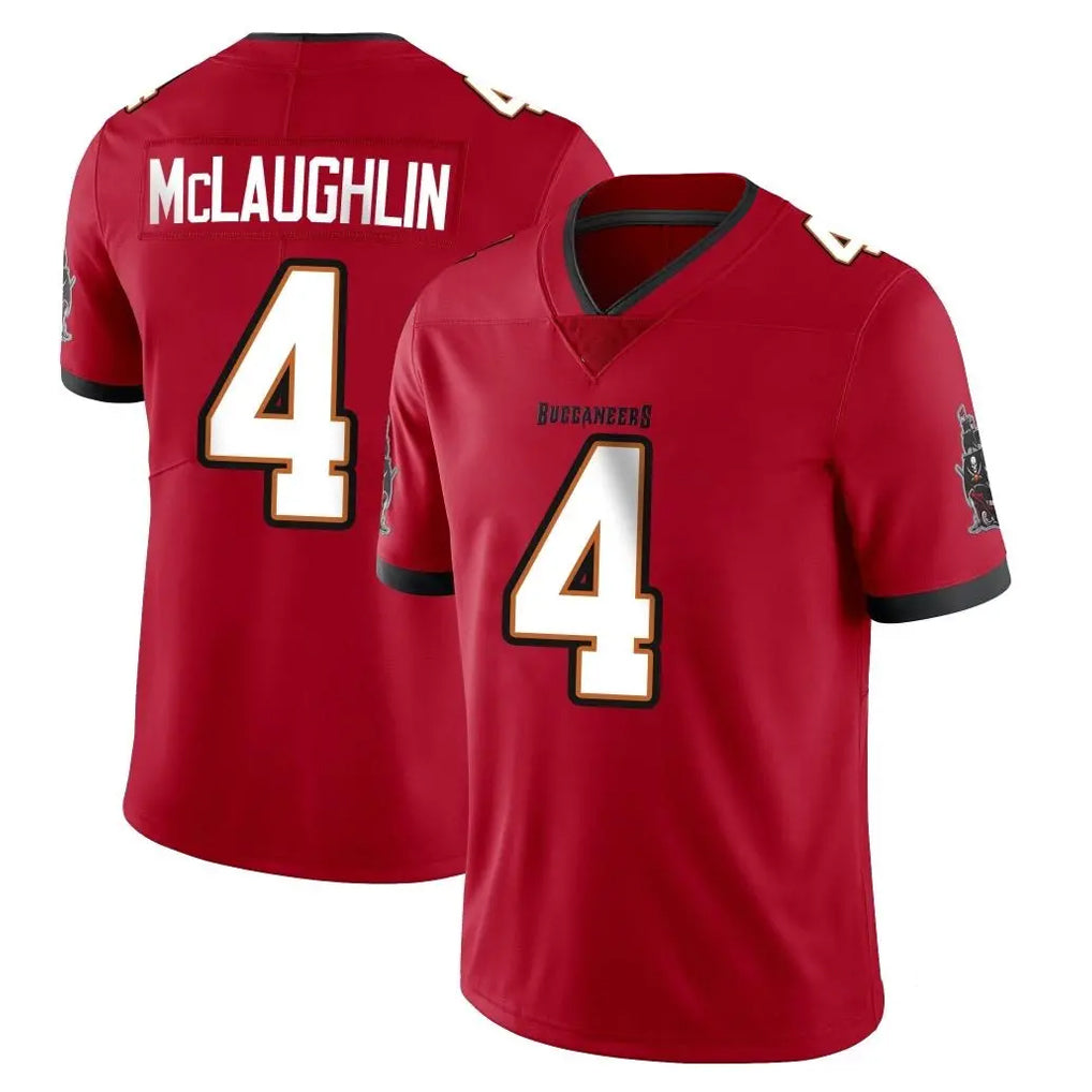 Rebec TB.Buccaneers #4 Chase McLaughlin Player Red Limited Vapor Home Game Stitched Jerseys