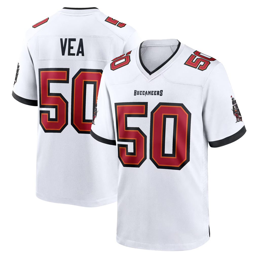Rebec TB.Buccaneers #50 Vita Vea Player White Limited '76 Vapor F.U.S.E. Home Game Stitched Jerseys