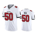 Rebec TB.Buccaneers #50 Vita Vea Player White Limited Vapor Untouchable Home Game Stitched Jerseys