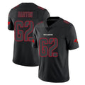 Rebec TB.Buccaneers #62 Graham Barton Player Black Impact Limited Home Game Stitched Jerseys