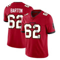Rebec TB.Buccaneers #62 Graham Barton Player Red Limited Vapor Home Game Stitched Jerseys