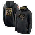 Rebec TB.Buccaneers #67 Luke Goedeke Player Black Salute to Service Sideline Performance Pullover Hoodies Home Game Stitched Jerseys
