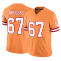 Rebec TB.Buccaneers #67 Luke Goedeke Player Orange Limited Vapor F.U.S.E. Home Game Stitched Jerseys