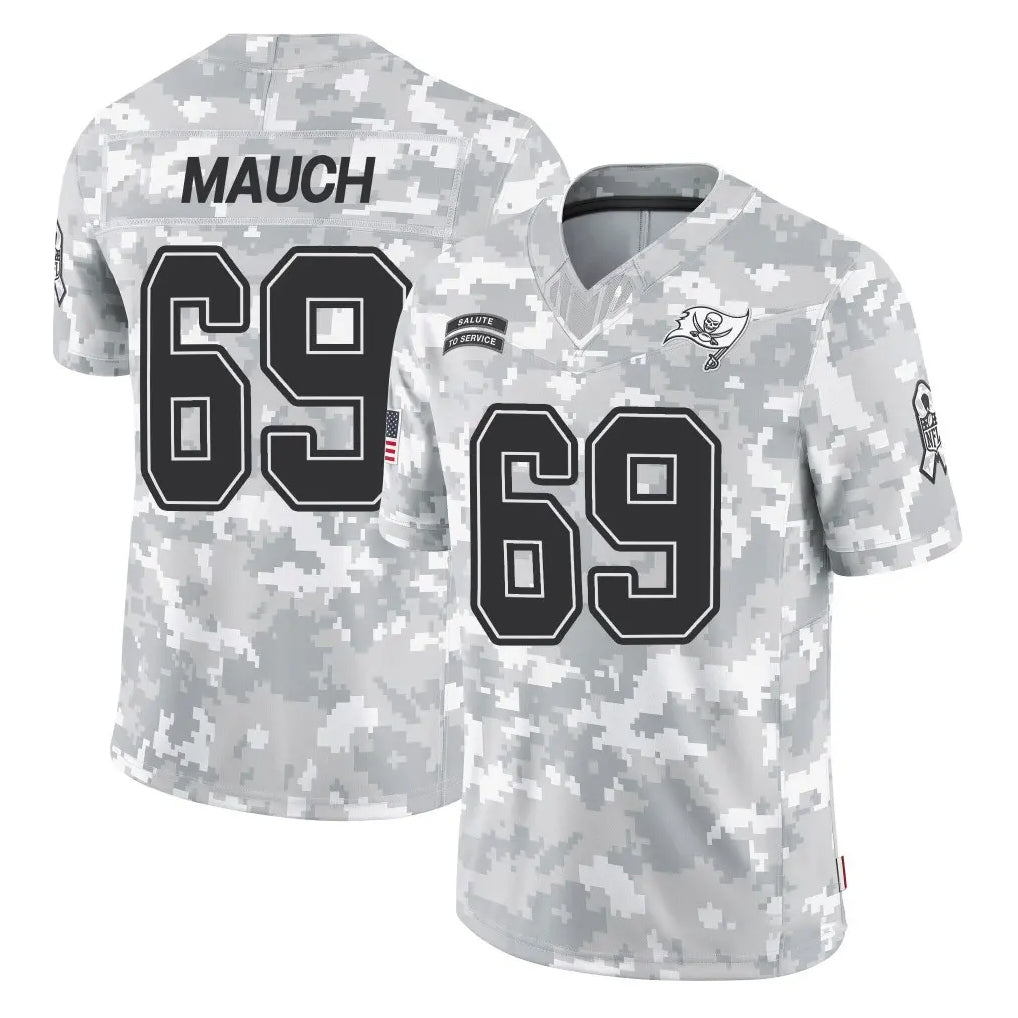Rebec TB.Buccaneers #69 Cody Mauch Player Arctic Camo Limited Salute To Service Home Game Stitched Jerseys