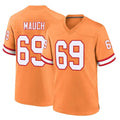 Rebec TB.Buccaneers #69 Cody Mauch Player Orange Throwback Home Game Stitched Jerseys