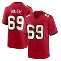 Rebec TB.Buccaneers #69 Cody Mauch Player Red Home Game Stitched Jerseys