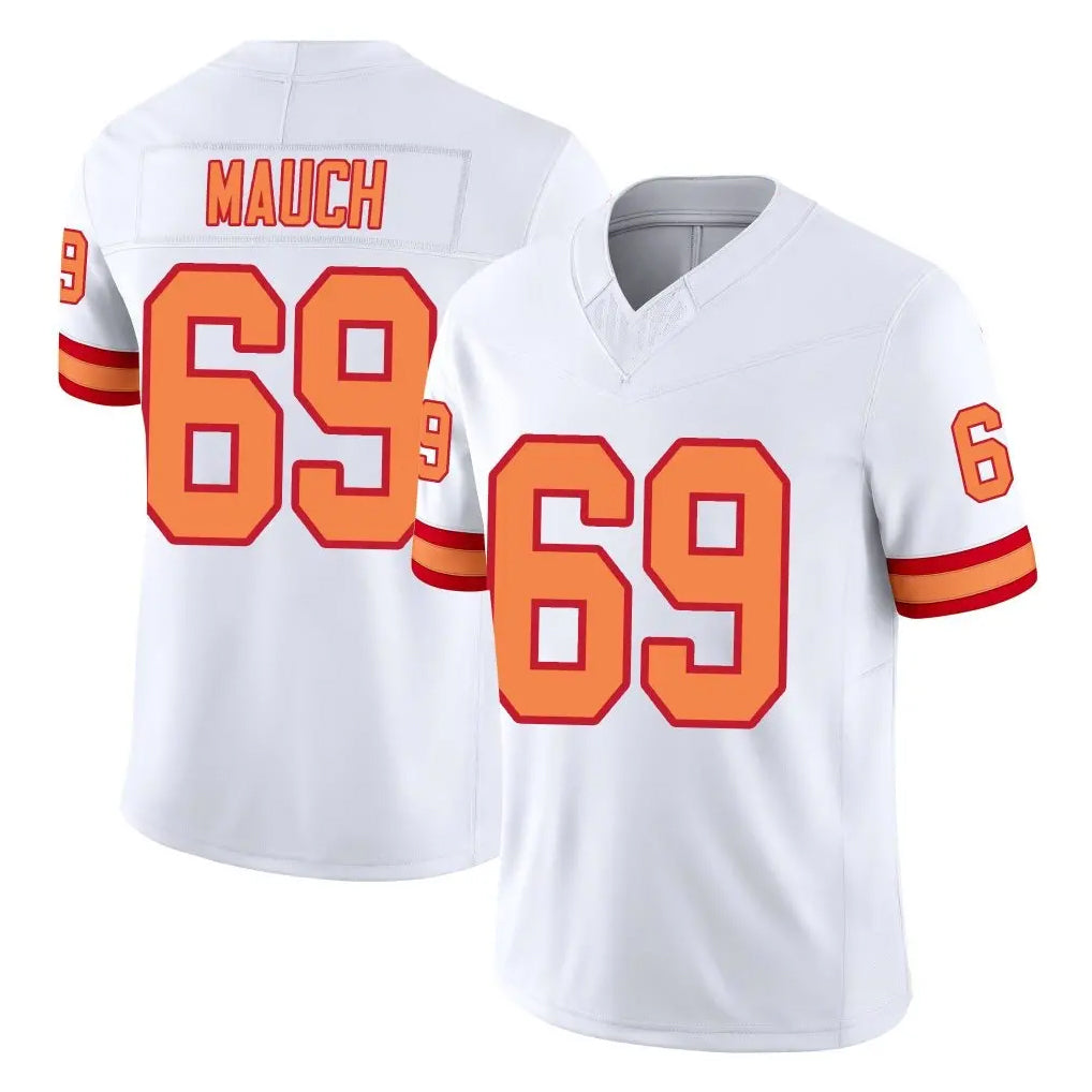 Rebec TB.Buccaneers #69 Cody Mauch Player White Limited '76 Vapor F.U.S.E. Home Game Stitched Jerseys