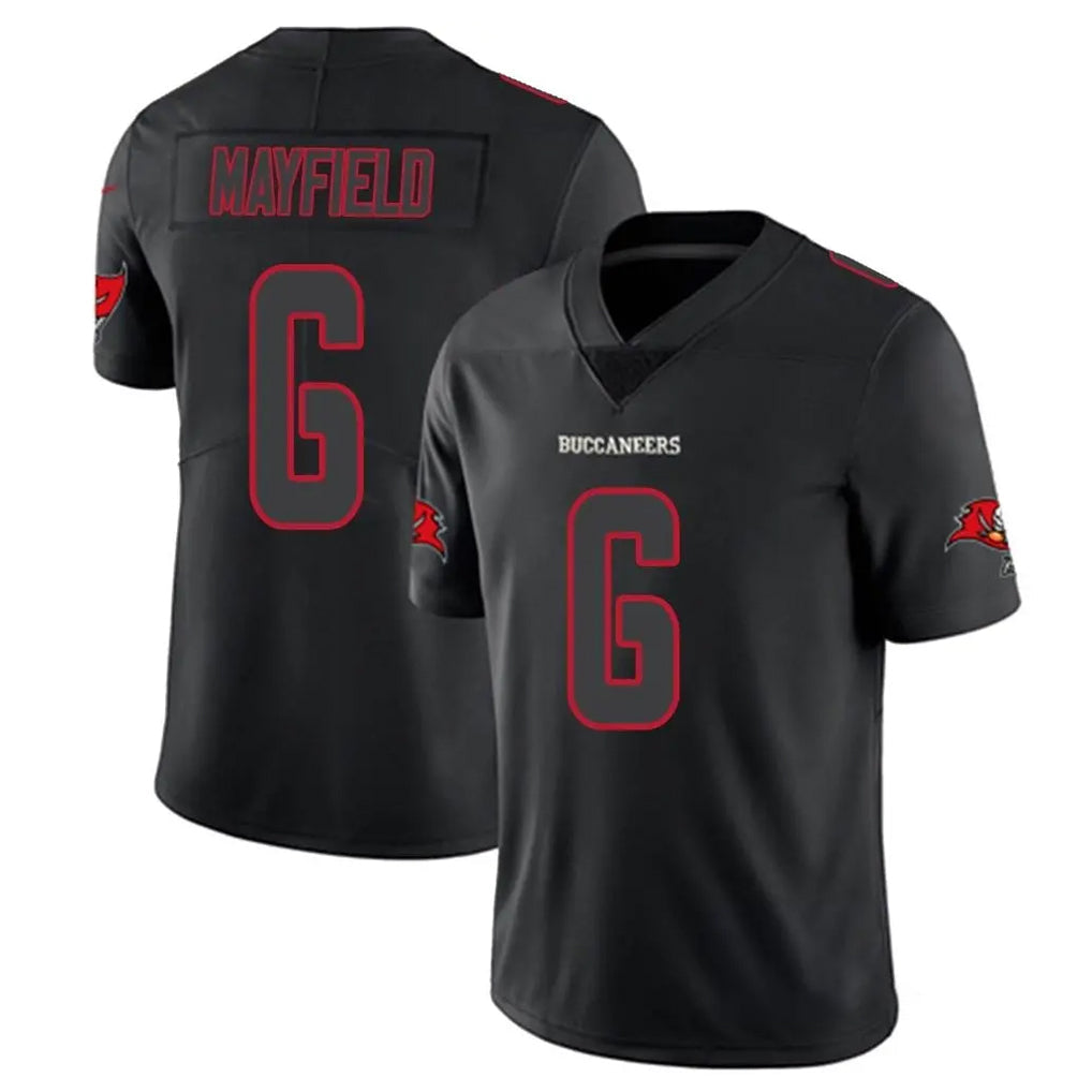 Rebec TB.Buccaneers #6 Baker Mayfield Player Black Impact Limited Home Game Stitched Jerseys