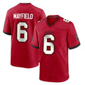 Rebec TB.Buccaneers #6 Baker Mayfield Player Red Home Game Stitched Jerseys