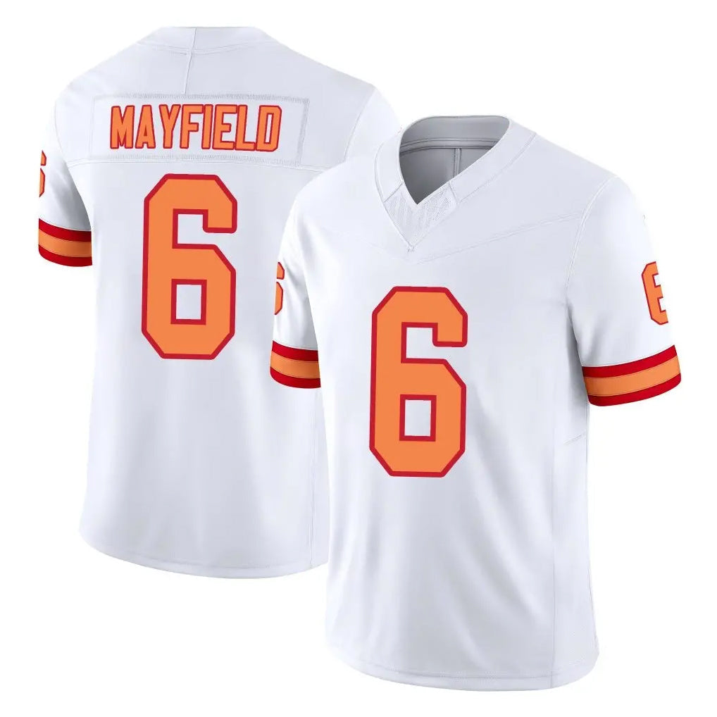Rebec TB.Buccaneers #6 Baker Mayfield Player White Limited '76 Vapor F.U.S.E. Home Game Stitched Jerseys