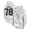 Rebec TB.Buccaneers #78 Tristan Wirfs Player Arctic Camo Limited Salute to Service Pullover Hoodies Game Stitched Jerseys