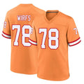 Rebec TB.Buccaneers #78 Tristan Wirfs Player Pewter Alternate Home Game Stitched Jerseys