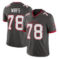 Rebec TB.Buccaneers #78 Tristan Wirfs Player Pewter Limited Alternate Vapor Home Game Stitched Jerseys