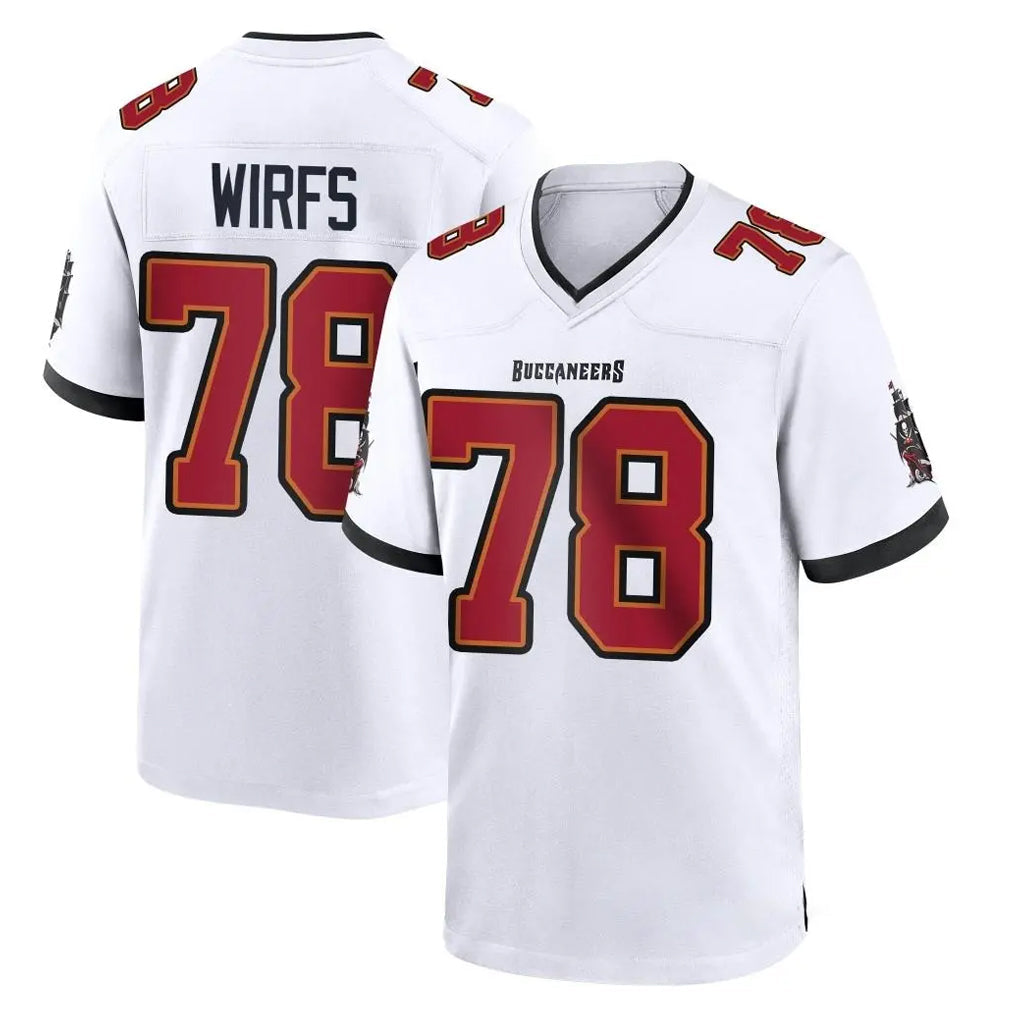 Rebec TB.Buccaneers #78 Tristan Wirfs Player White Home Game Stitched Jerseys