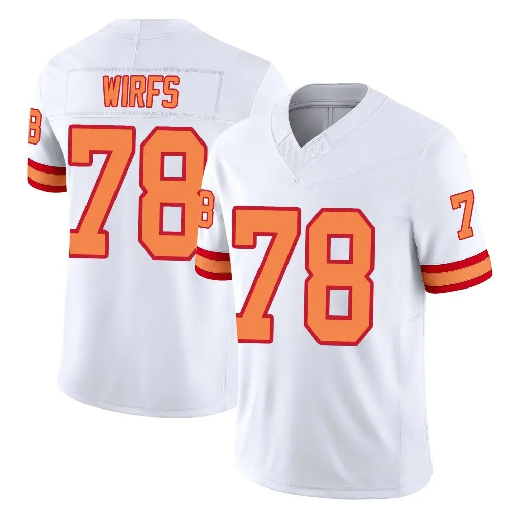 Rebec TB.Buccaneers #78 Tristan Wirfs Player White Limited '76 Vapor F.U.S.E. Home Game Stitched Jerseys