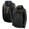 Rebec TB.Buccaneers #7 Bucky Irving Player Black Salute to Service Sideline Performance Pullover Hoodies Home Game Stitched Jerseys