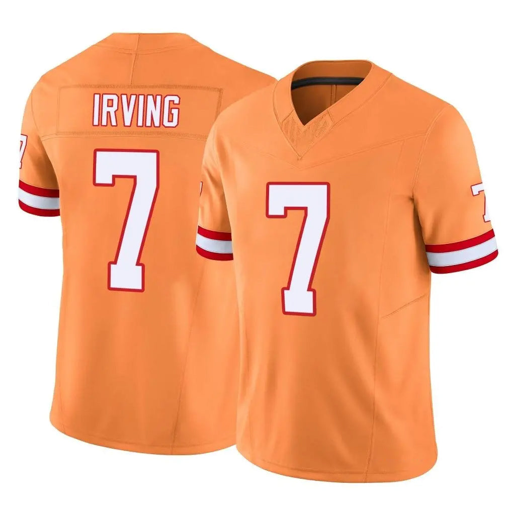 Rebec TB.Buccaneers #7 Bucky Irving Player Orange Limited Vapor F.U.S.E. Home Game Stitched Jerseys