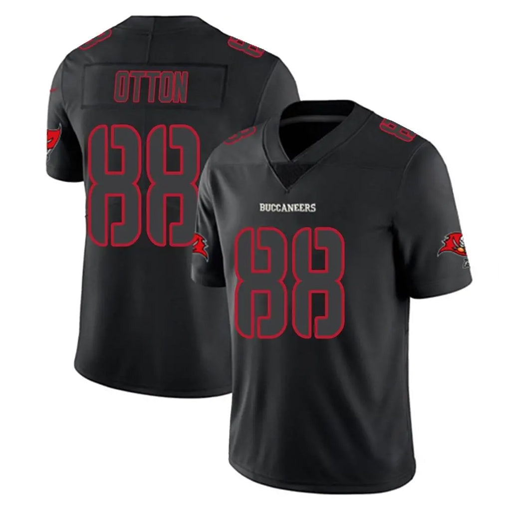 Rebec TB.Buccaneers #88 Cade Otton Player Black Impact Limited Home Game Stitched Jerseys