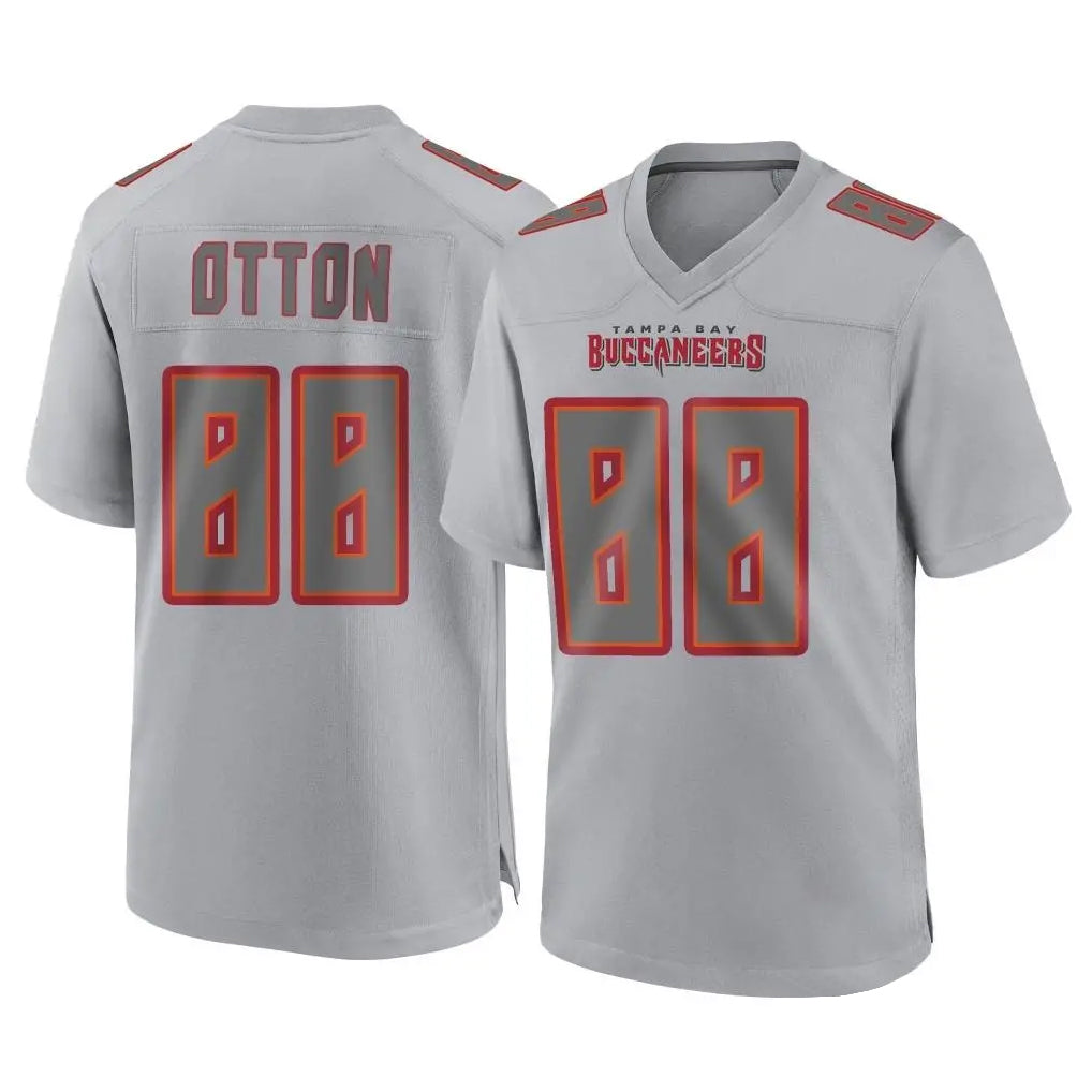 Rebec TB.Buccaneers #88 Cade Otton Player Gray Atmosphere Fashion Home Game Stitched Jerseys