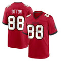 Rebec TB.Buccaneers #88 Cade Otton Player Red Home Game Stitched Jerseys