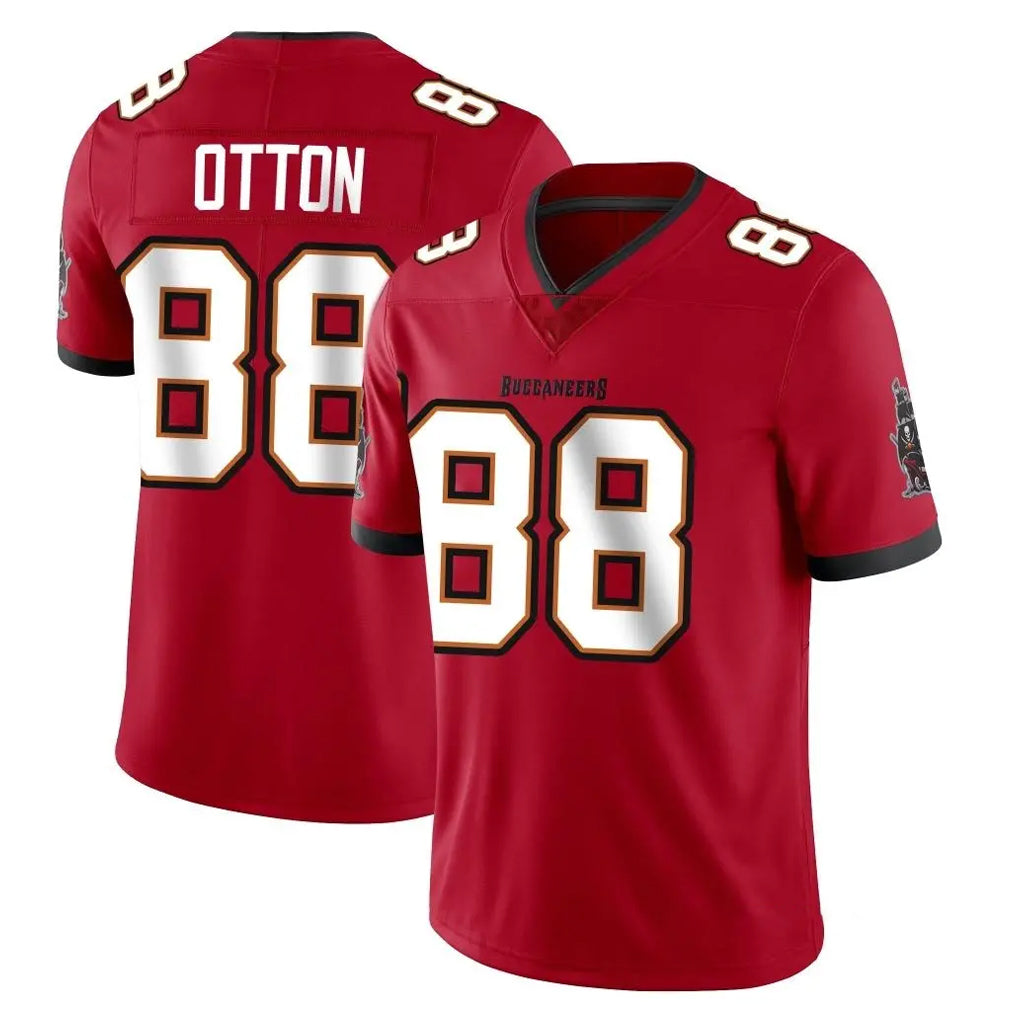 Rebec TB.Buccaneers #88 Cade Otton Player Red Limited Vapor Home Game Stitched Jerseys