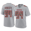 Rebec TB.Buccaneers #94 Calijah Kancey Player Gray Atmosphere Fashion Home Game Stitched Jerseys