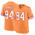 Rebec TB.Buccaneers #94 Calijah Kancey Player Orange Throwback Home Game Stitched Jerseys