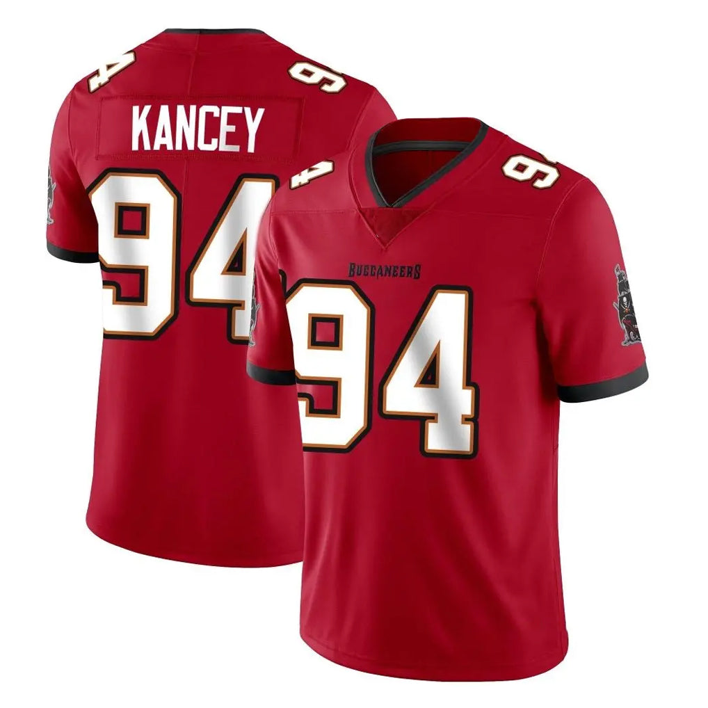 Rebec TB.Buccaneers #94 Calijah Kancey Player Red Limited Vapor F.U.S.E. Home Game Stitched Jerseys