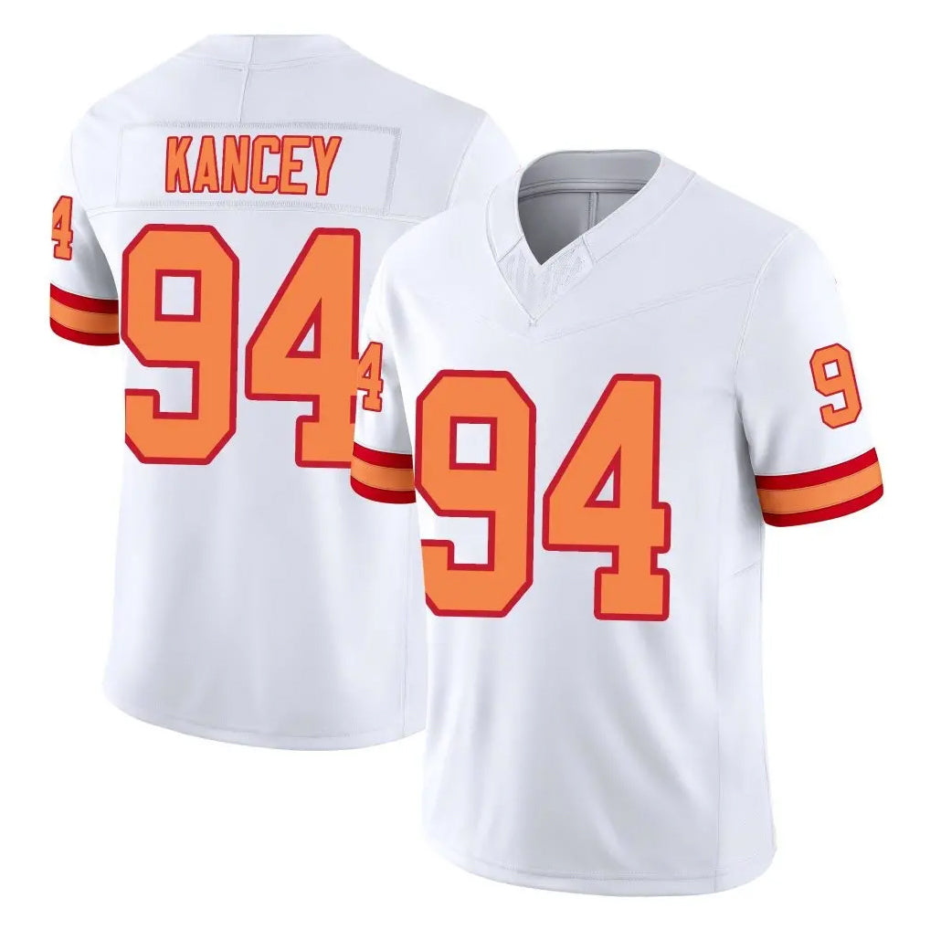 Rebec TB.Buccaneers #94 Calijah Kancey Player White Limited '76 Vapor F.U.S.E. Home Game Stitched Jerseys