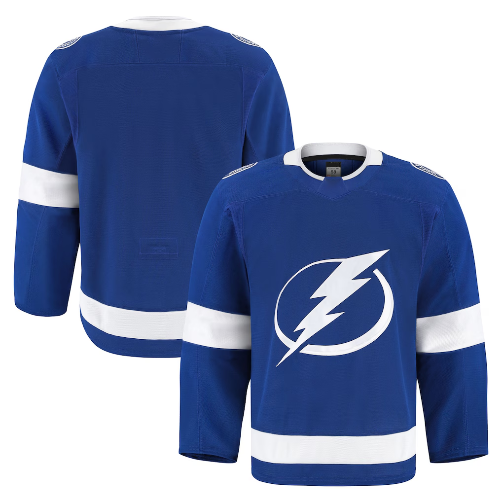 Rebec TB.Lightning Blue Home Authentic Pro Jerseys