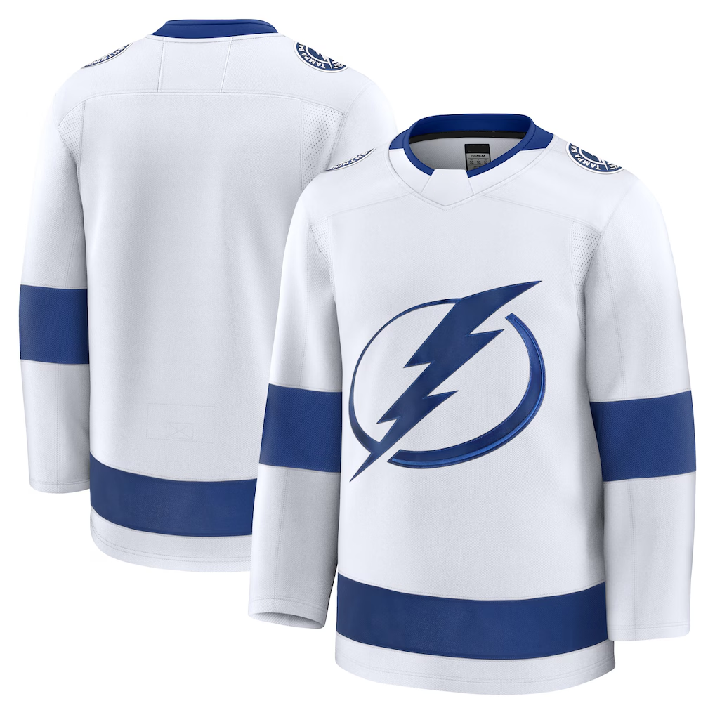 Rebec TB.Lightning White Away Premium Jerseys