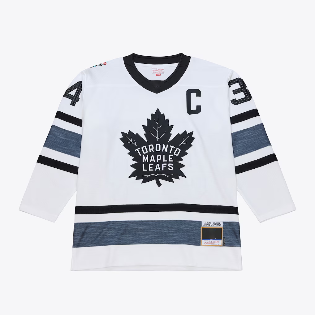 Rebec TM.Leafs Auston Matthews Mitchell & Ness White 2019 All-Star Game Power Play Jerseys