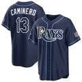T.Bay Rays #13 Junior Caminero 2026 All-Star Game Navy Rebec Replica Baseball Stitched Jerseys