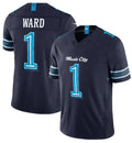 Rebec T.Titans #1 Cameron Ward Navy 2026 F.U.S.E. 'Music City' Rivalries Collection Limited Football Stitched Jersey