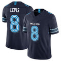 Rebec T.Titans #8 Will Levis Navy 2026 F.U.S.E. 'Music City' Rivalries Collection Limited Football Stitched Jersey