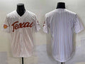 Rebec T.Longhorns Blank White Pinstripe 2025 Softball National Champions Stitched American College Jerseys