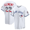 T.Blue Jays #22 Ernie Clement 2026 All-Star Edition Stars & Stripes White Rebec Stadium Baseball Stitched Jerseys