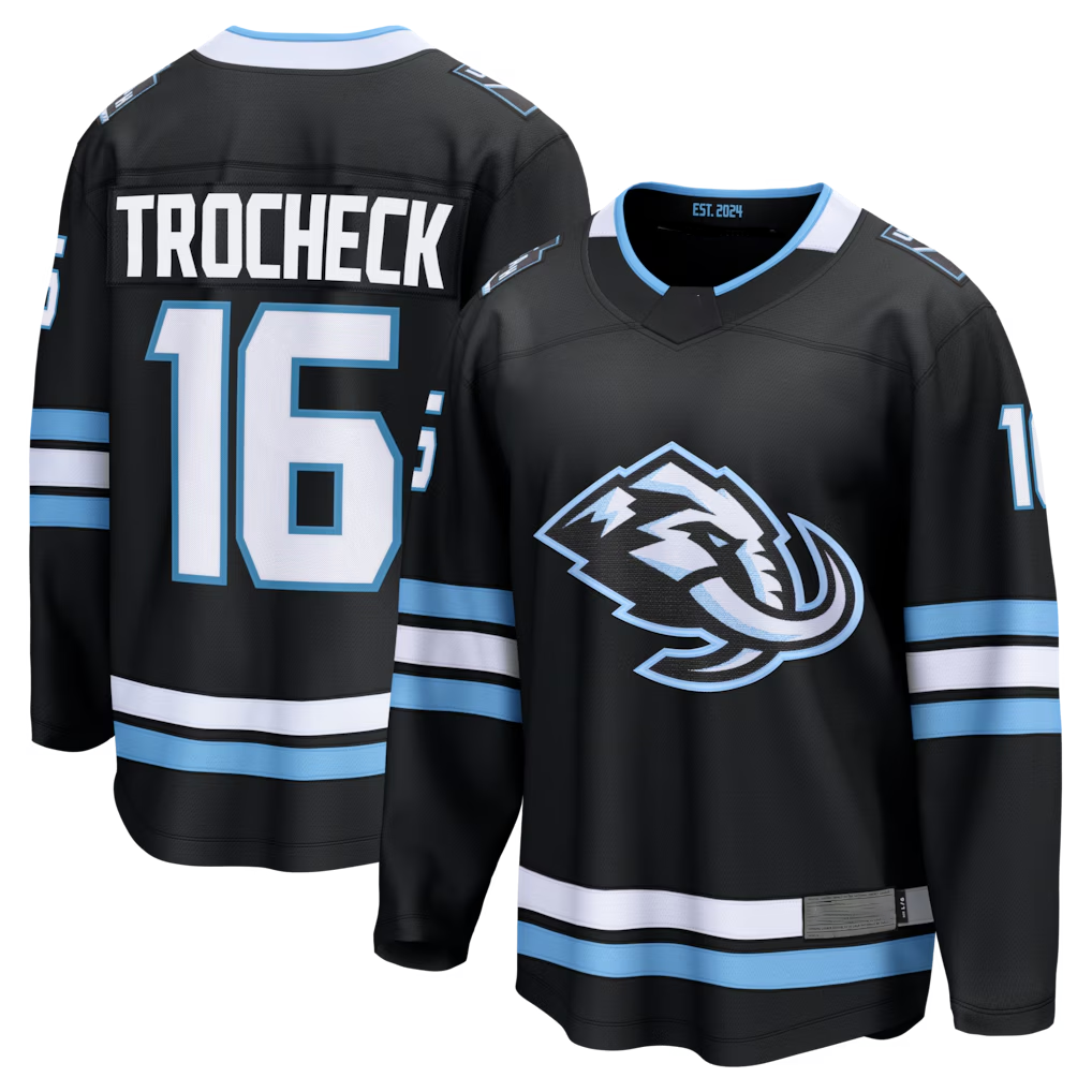 Rebec U.Mammoth #16 Vincent Trocheck Black Home Breakaway Jerseys