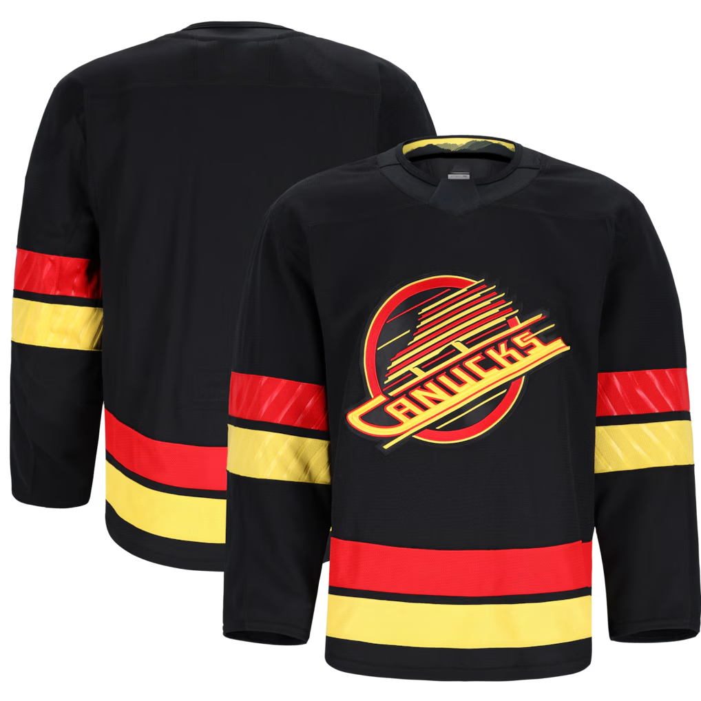 Rebec V.Canucks Black Alternate Authentic Pro Jerseys