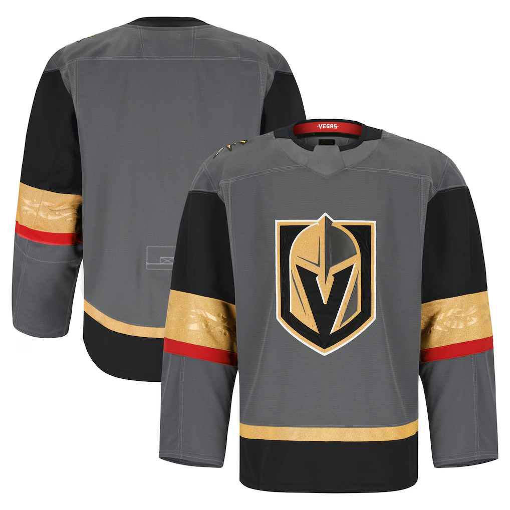 Rebec VG.Knights Gray Alternate Authentic Pro Jerseys
