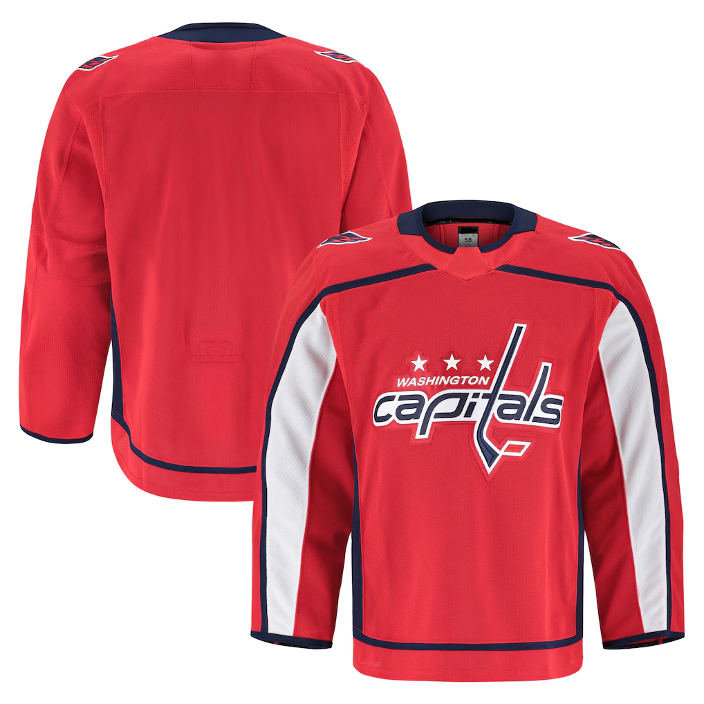 Rebec W.Capitals Red Home Premium Jerseys
