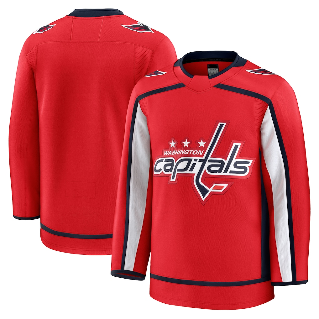Rebec W.Capitals Red Practice Jerseys