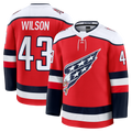 Rebec W.Capitals #43 Tom Wilson Red Alternate Premium Player Jerseys