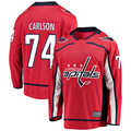 Rebec W.Capitals #74 John Carlson Red Home Breakaway Player Jerseys