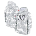 Rebec W.Commanders Arctic Camo Limited Salute to Service Pullover Hoodies Game Blank Player Stitched Jerseys