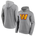 Rebec W.Commanders Gray LOGO Pullover Hoodies Game Blank Player Stitched Jerseys