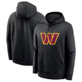 Rebec W.Commanders Gray Pullover Hoodies Game Blank Player Stitched Jerseys