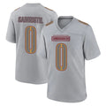 Rebec W.Commanders #0 Mike Sainristil Player Gray Atmosphere Fashion Home Game Stitched Jerseys