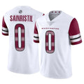 Rebec W.Commanders #0 Mike Sainristil Player White Limited Vapor Home Game Stitched Jerseys