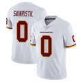 Rebec W.Commanders #0 Mike Sainristil Player White Limited Vapor Untouchable Home Game Stitched Jerseys